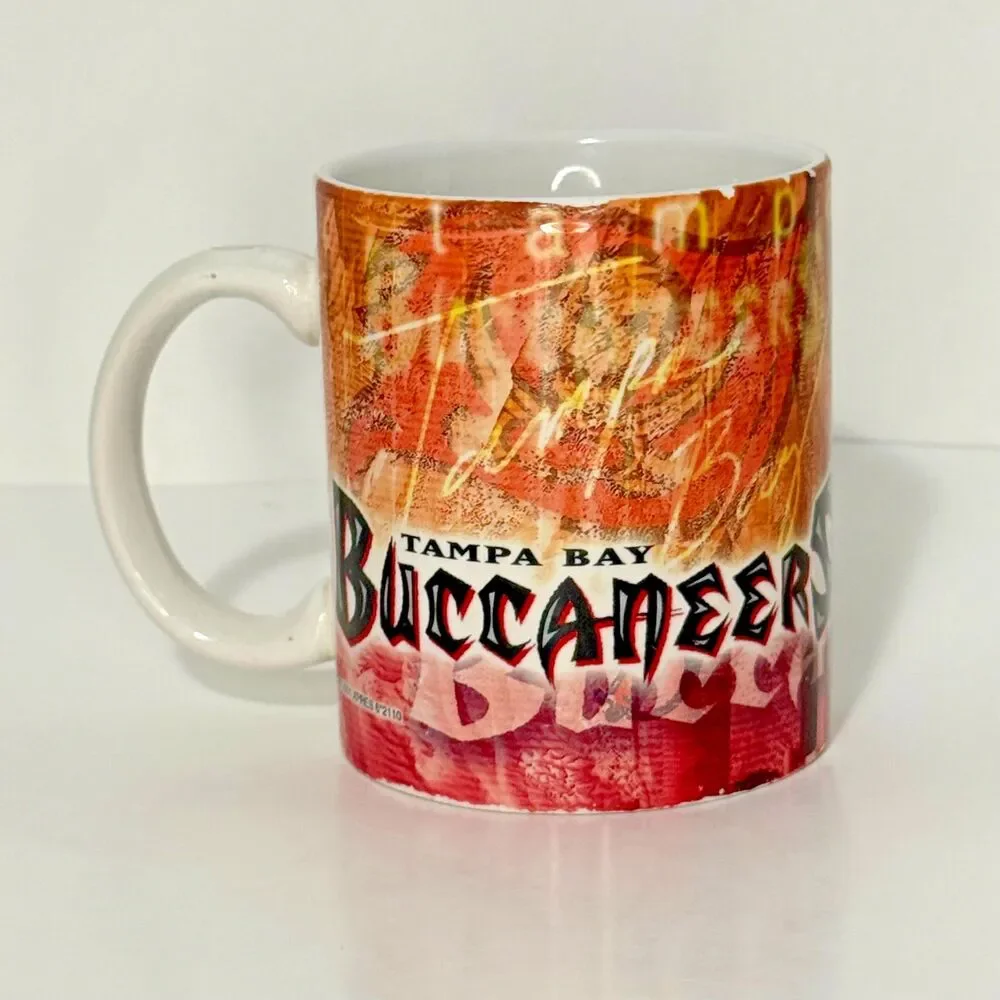 Tampa Bay Buccaneers Coffee Mug NFL Football Fan Mug Team Logo Cup